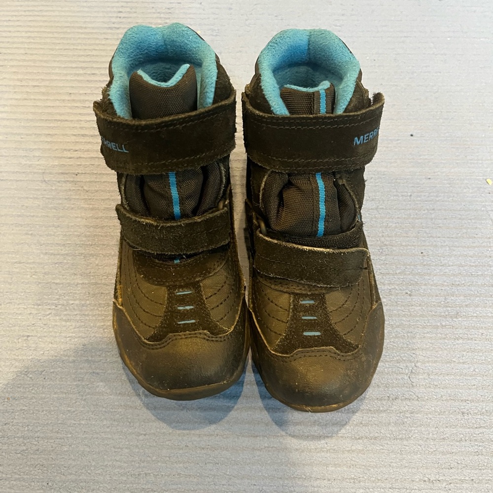 Merrell Kids' Brown and Teal Boots